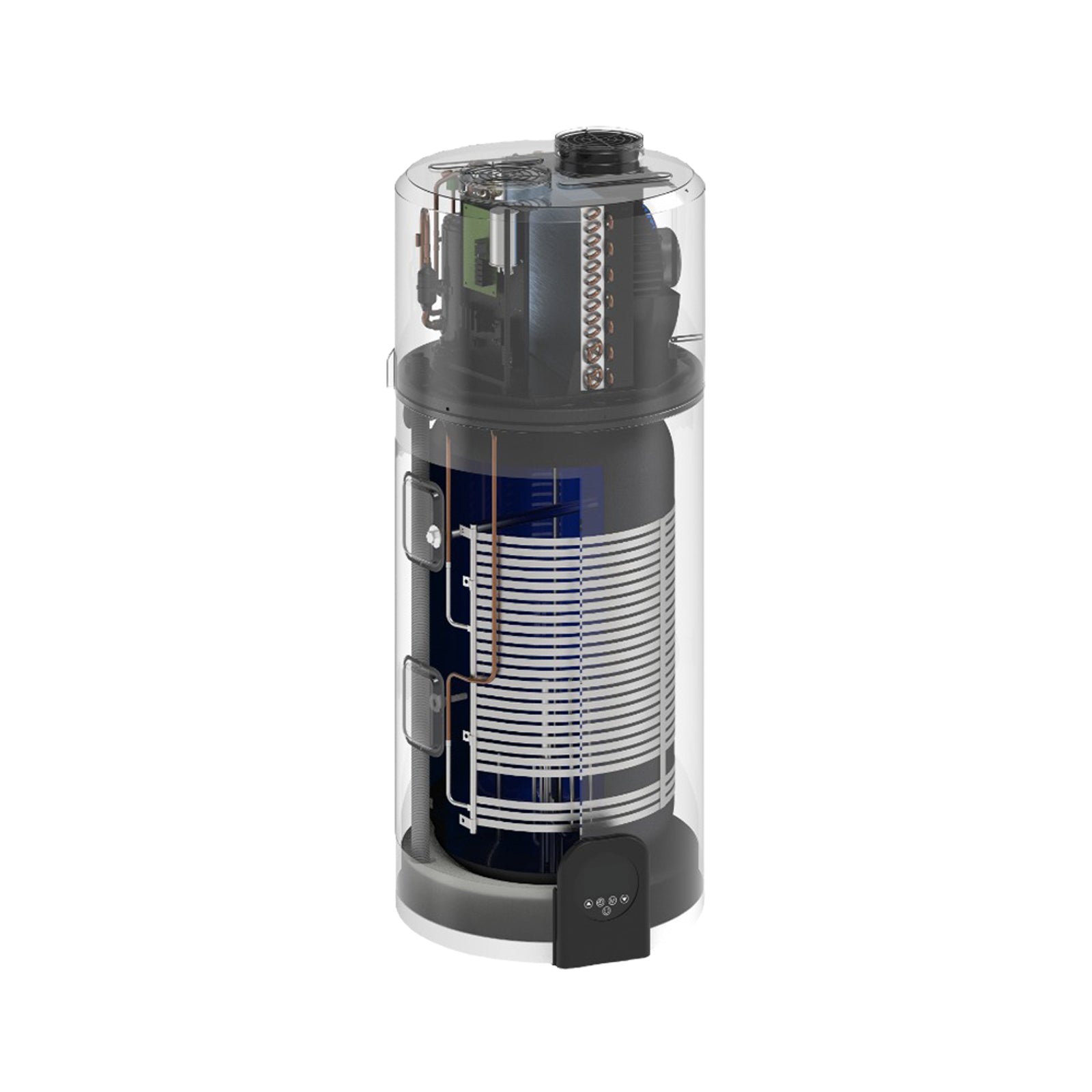 AquaBoost A+ Brauchwasserwärmepumpe 100l Wandhängend & Bodenstehende Montage