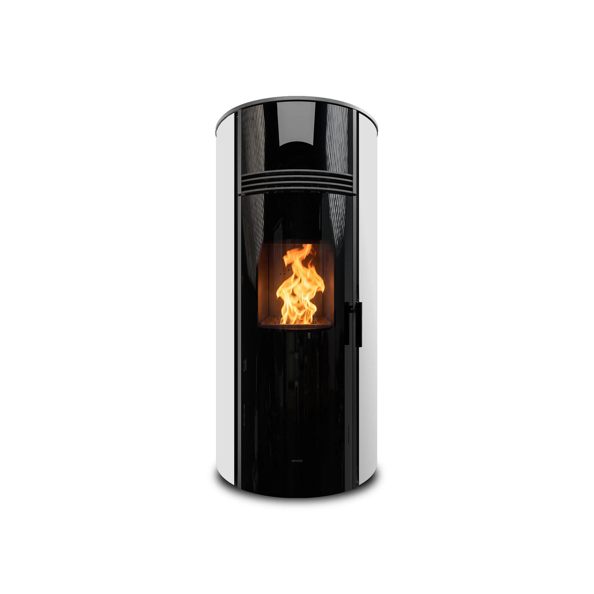 AquaFlame Style 15 Seiden-Weiss – wasserführender Pelletofen 15 kW