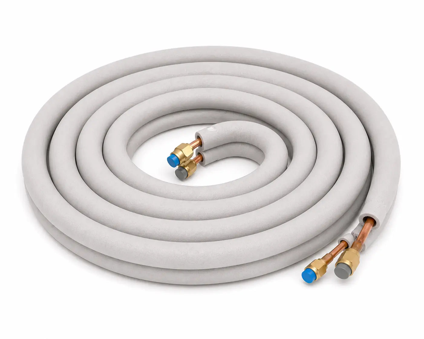 Quick Connect Kältemittelleitung Kältemittelleitung 1/4" + 1/2" Montageset 5-adrig 18K BTU ClimaBoost