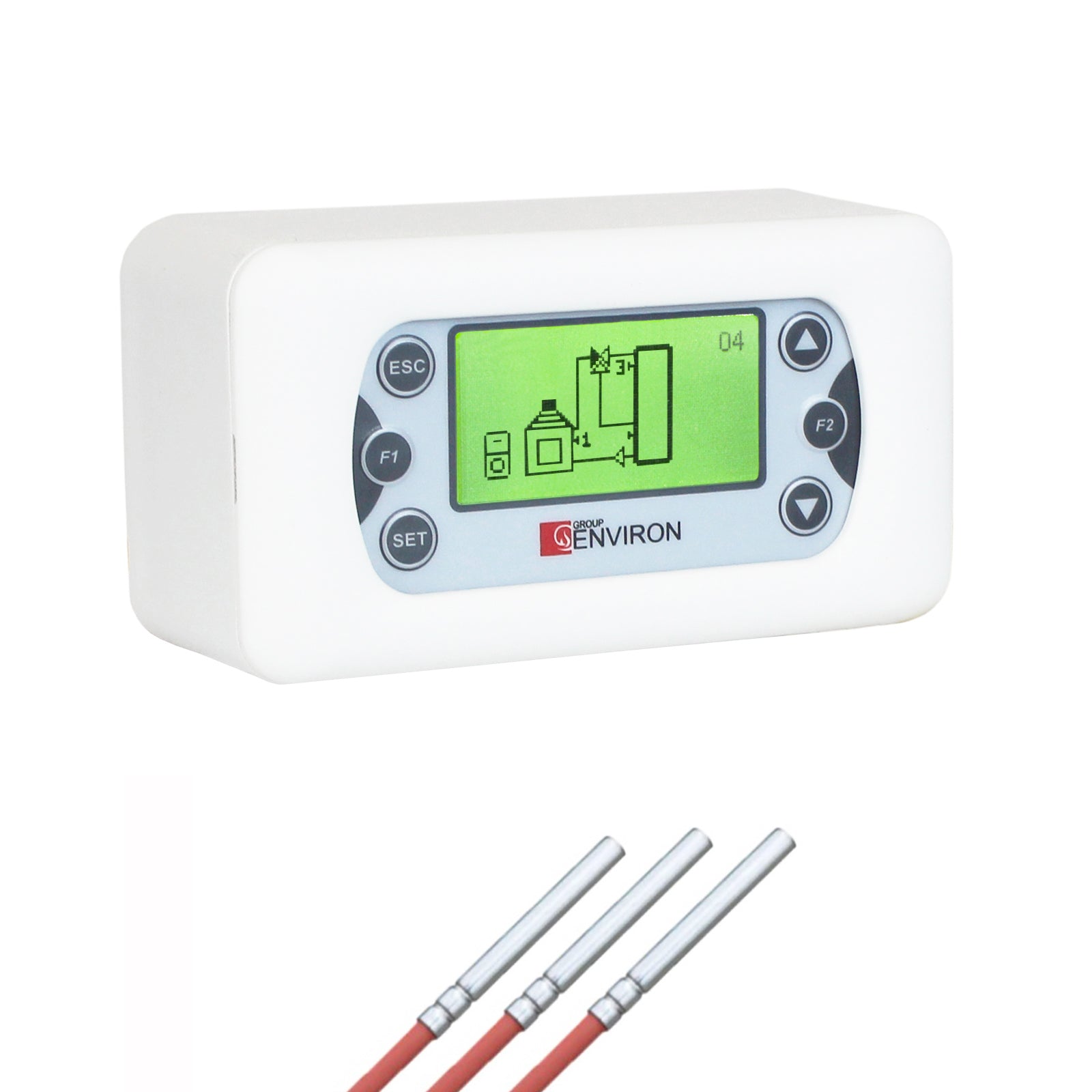 Clima TDS503 2 Zonen Temperatur Differenzregler wasserführende Kaminöfen, Holzkessel
