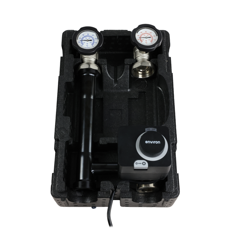 ProfiMix Heizkreispumpengruppe mit Drei-Wege-Mischer “T”, Environ END05 Stellmotor, ohne Pumpe