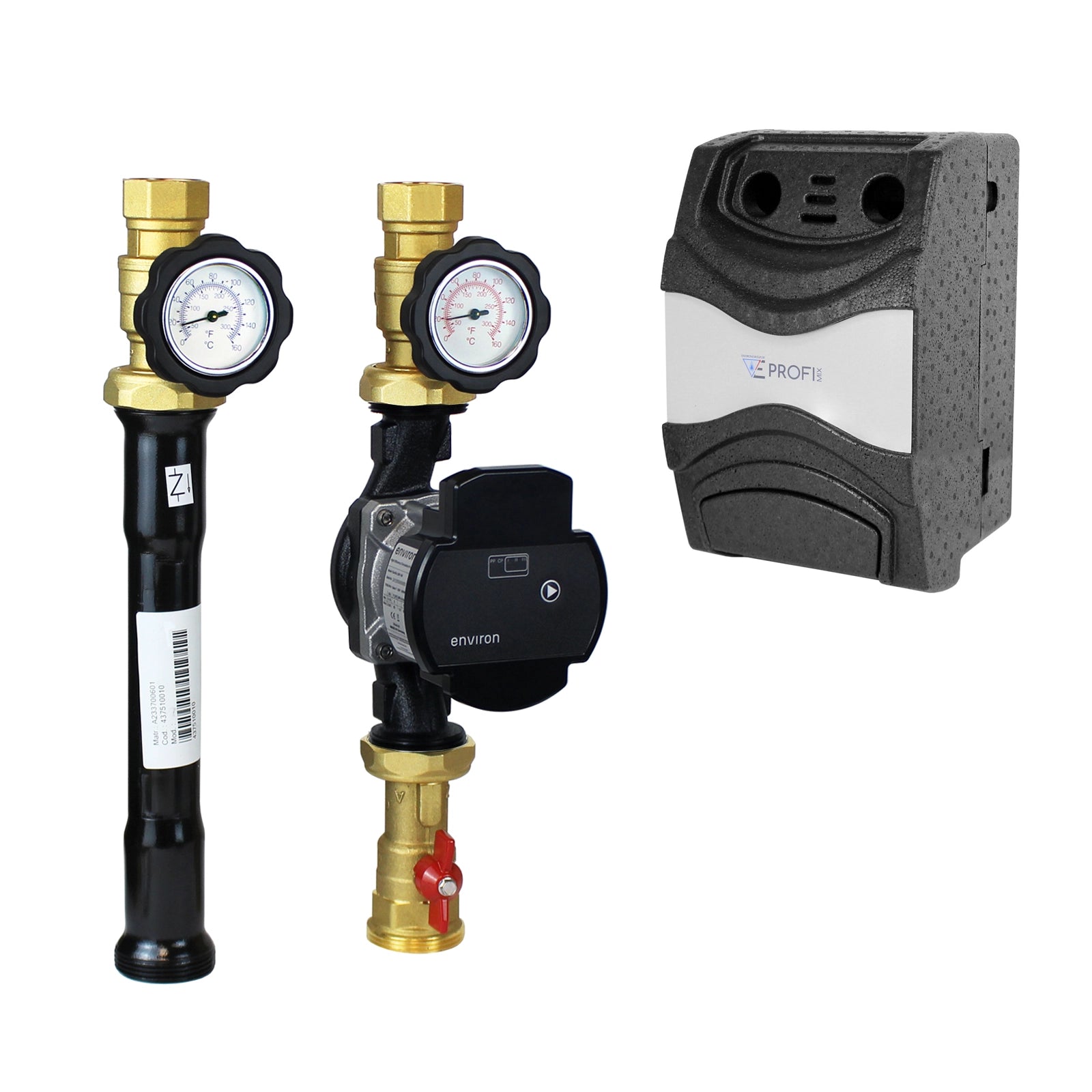 ProfiMix Heizkreispumpengruppe direkt, mit Environ EcoStar II 25/6 Hocheffizienzpumpe