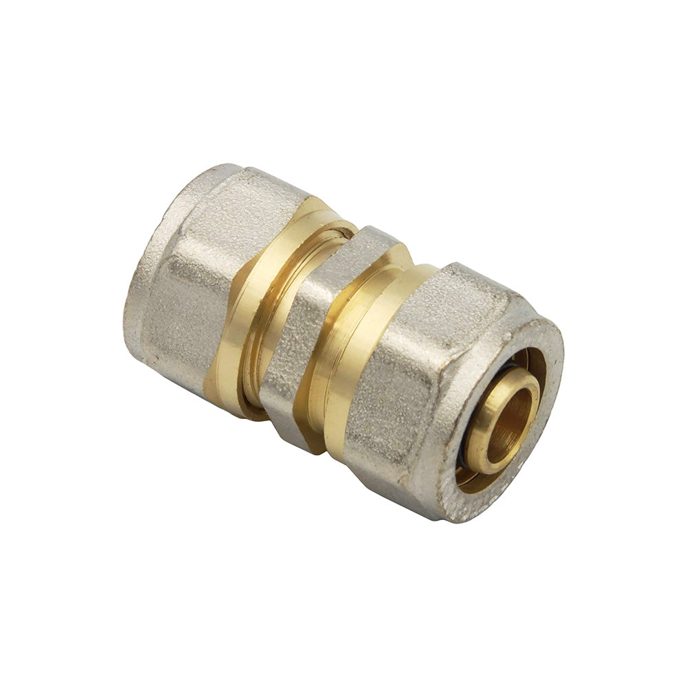Schraubfitting-Kupplung 16 x 2,0 mm - 16 x 2,0 mm für Alu-Mehrschicht-Verbundrohr