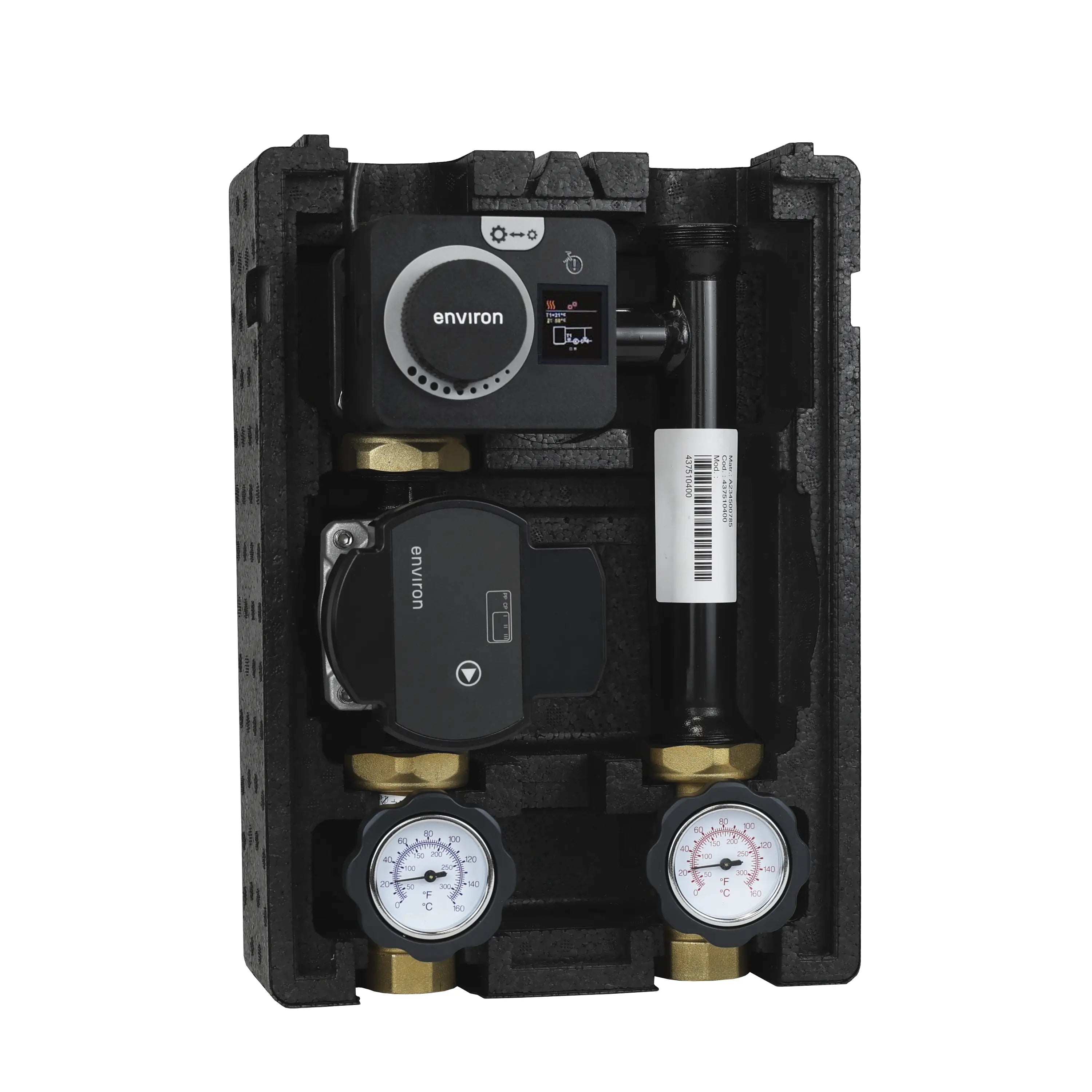 Thermoreflux X Rücklaufanhebung mit elektr. Festwert Stellmotor ENC10 und Environ EcoStar II 25/6