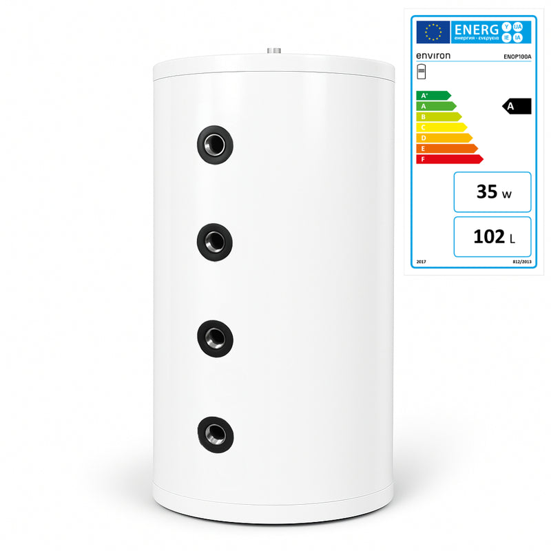 Acumulador micro Optimus acero inoxidable – 40 / 60 / 80 / 100 / 200 litros – clase de eficiencia energética A