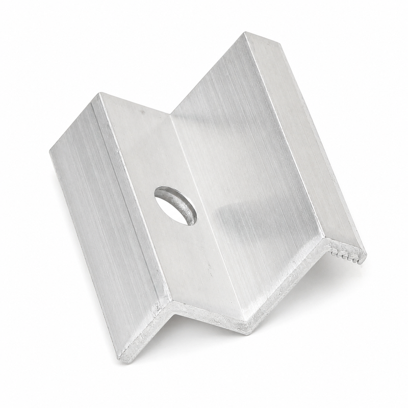 Collier de serrage universel en aluminium pour modules de 35 mm