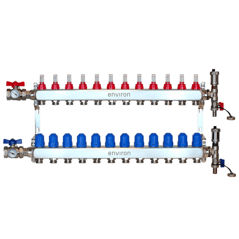 Festwertregelset M059 mit Wilo Para 25/6 Hocheffizienzpumpe und Heizkreisverteiler und Zubehör