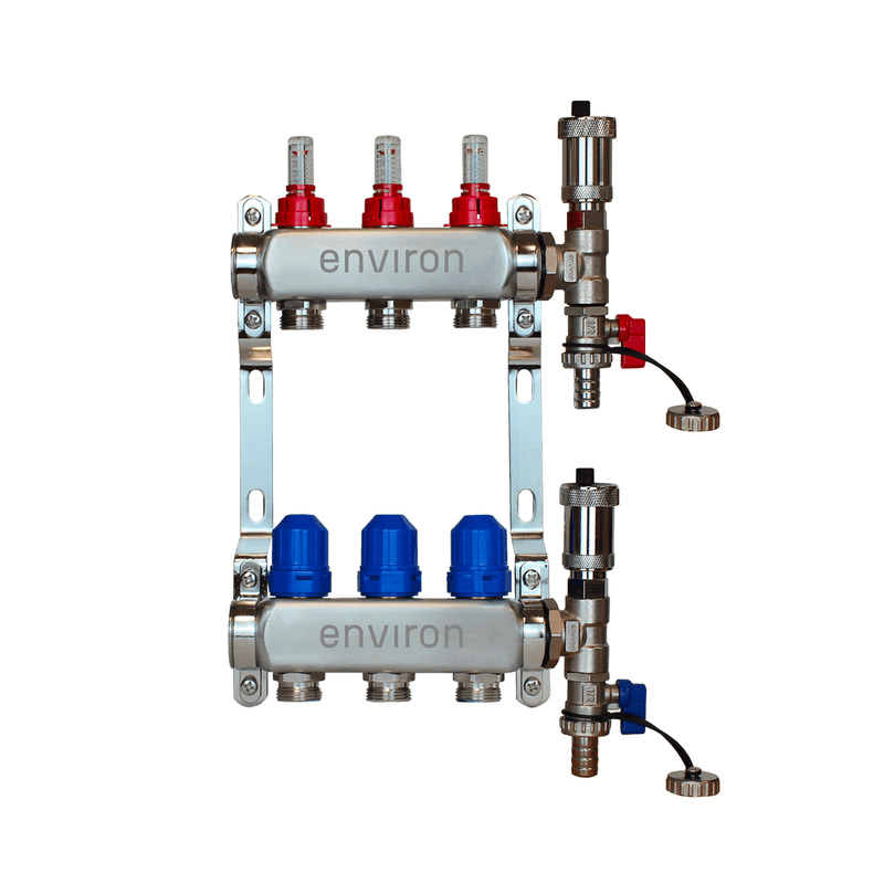 Festwertregelset M059 mit Wilo Para 25/6 Hocheffizienzpumpe und Heizkreisverteiler und Zubehör