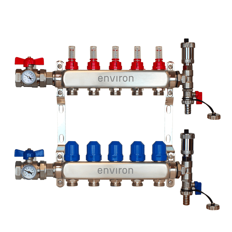 Festwertregelset M059 mit Wilo Para 25/6 Hocheffizienzpumpe und Heizkreisverteiler und Zubehör