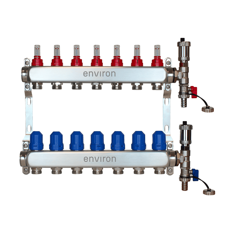 Festwertregelset M058 mit EcoStar 25/6 Hocheffizienzpumpe und Heizkreisverteiler und Zubehör
