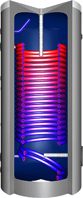 Brauchwasserspeicher für Öl, Gas, Feststoff, Wärmepumpen (ERSS HR)