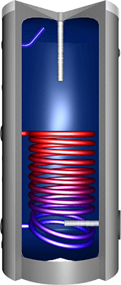 Brauchwasserspeicher für Öl, Gas, Feststoff, Wärmepumpen (ERSS)