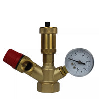 Environ Kesselsicherheitsgruppe KSG 30–50 kW, 3 bar mit Entlüfter
