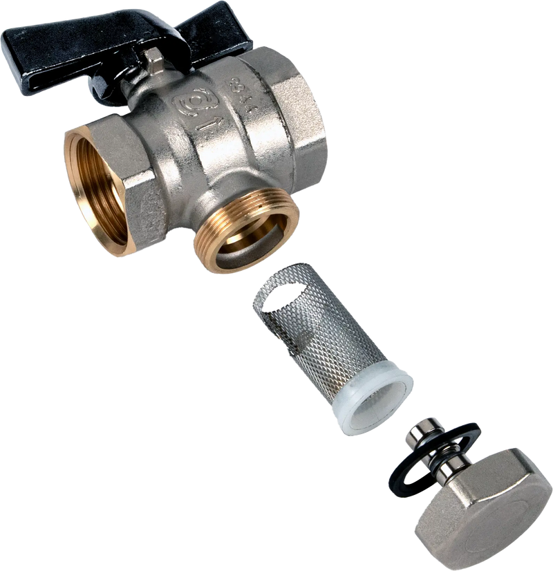 Magnet-Kugelhahn 1" DN25 – mit Filter & Magnet