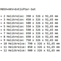 Festwertregelset M059 mit Wilo Para 25/6 Hocheffizienzpumpe und Heizkreisverteiler und Zubehör