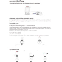 OptiFlow Stellantrieb M30 x 1,5 – 230V NC stromlos geschlossen