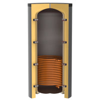 PSR 500 – Pufferspeicher 500 Liter – mit 1 Wärmetauscher – PU-Hartschaum