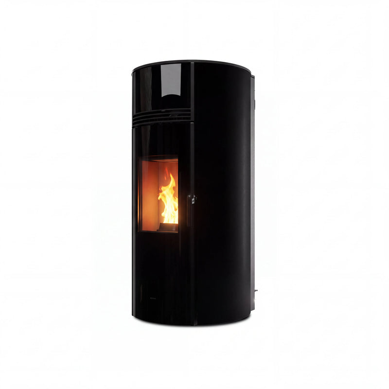 AquaFlame Style 15 Samt-Schwarz – wasserführender Pelletofen 15 kW