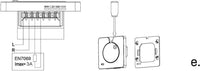 Environ Termostato ambiente ENRTH1 da incasso 230V – meccanico, 5–40°C, con LED e interruttore ON/OFF
