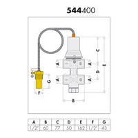 Caleffi Doppelte thermische Ablaufsicherung 544400