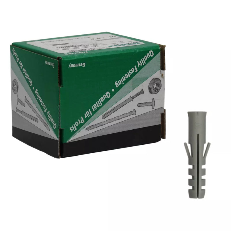 Parco® Rohrschellen + Stockschrauben + Dübel Schallschutz Gelenkrohrschellen