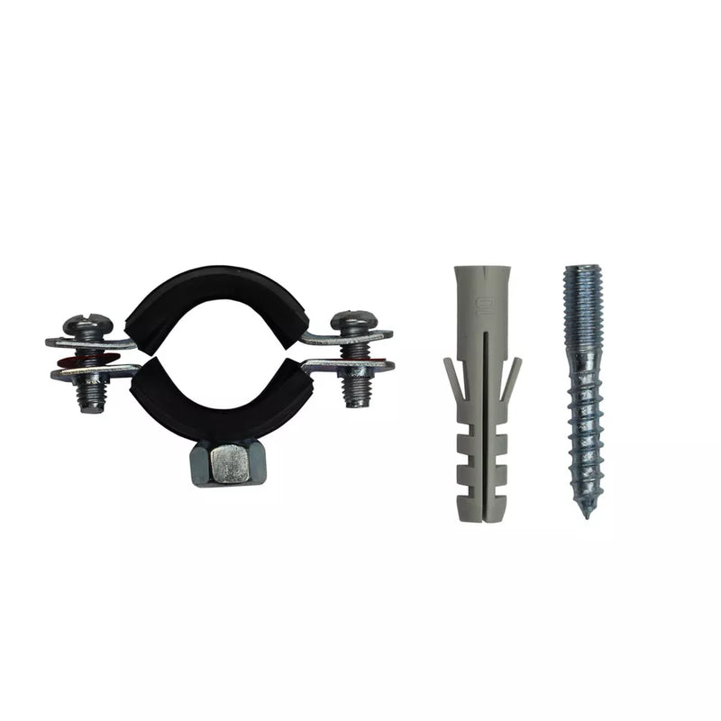 Parco® Rohrschellen + Stockschrauben + Dübel Schallschutz Gelenkrohrschellen