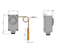 Tauchthermostat mit Fernfühler 0-90°C