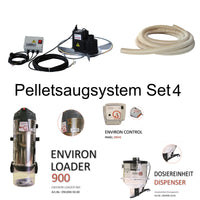 Environ Pelletsaugsystem Set 4 - Pellet entnahme von oben durch Environ Spiderhug