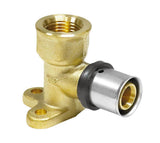 Pipetec raccordo a pressare tubo multistrato TH U gomito a parete pressare 16 / 20 / 26 mm