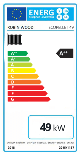 A++ Pelletkessel Robin Wood EcoPellet 49 kW