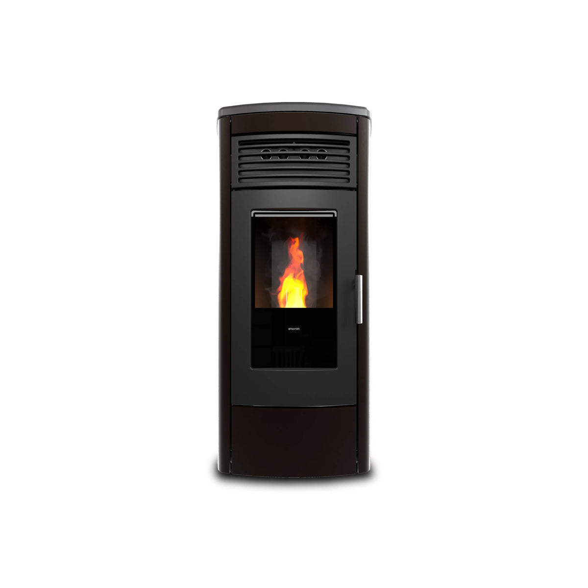 AquaFlame Linea 15 Satin-Bronze – wasserführender Pelletofen 15 kW