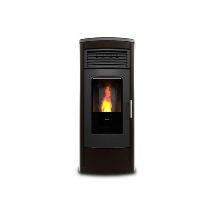 AquaFlame Linea 15 Satin-Bronze – wasserführender Pelletofen 15 kW