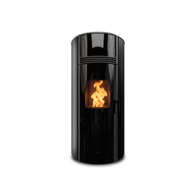 AquaFlame Style 15 Samt-Schwarz – wasserführender Pelletofen 15 kW