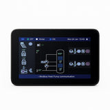 IQH Clima 1000 – Gestore energetico – 5 circuiti di riscaldamento – Solare / Pompa di calore / Caldaia a pellet – Touch 7"