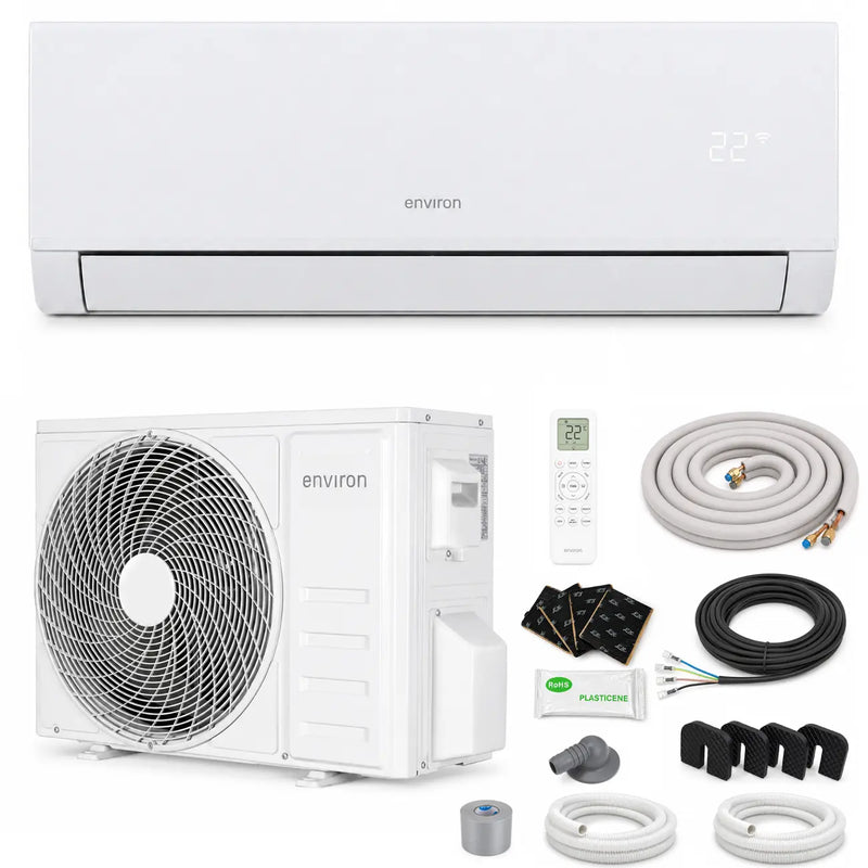 ClimaBoost A+++ Split Klimaanlage Quick Connect 9.000 BTU (2,6 kW) Komplettset