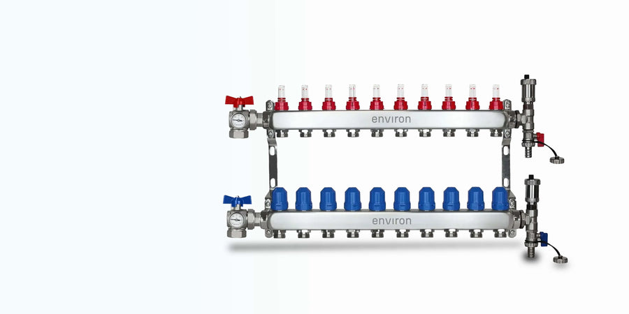 Répartiteur de circuit de chauffage - plancher chauffant
