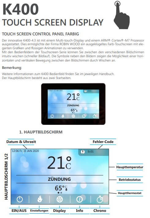 EcoPellet 12 kW Komplettset – Pelletheizung mit Hygienespeicher