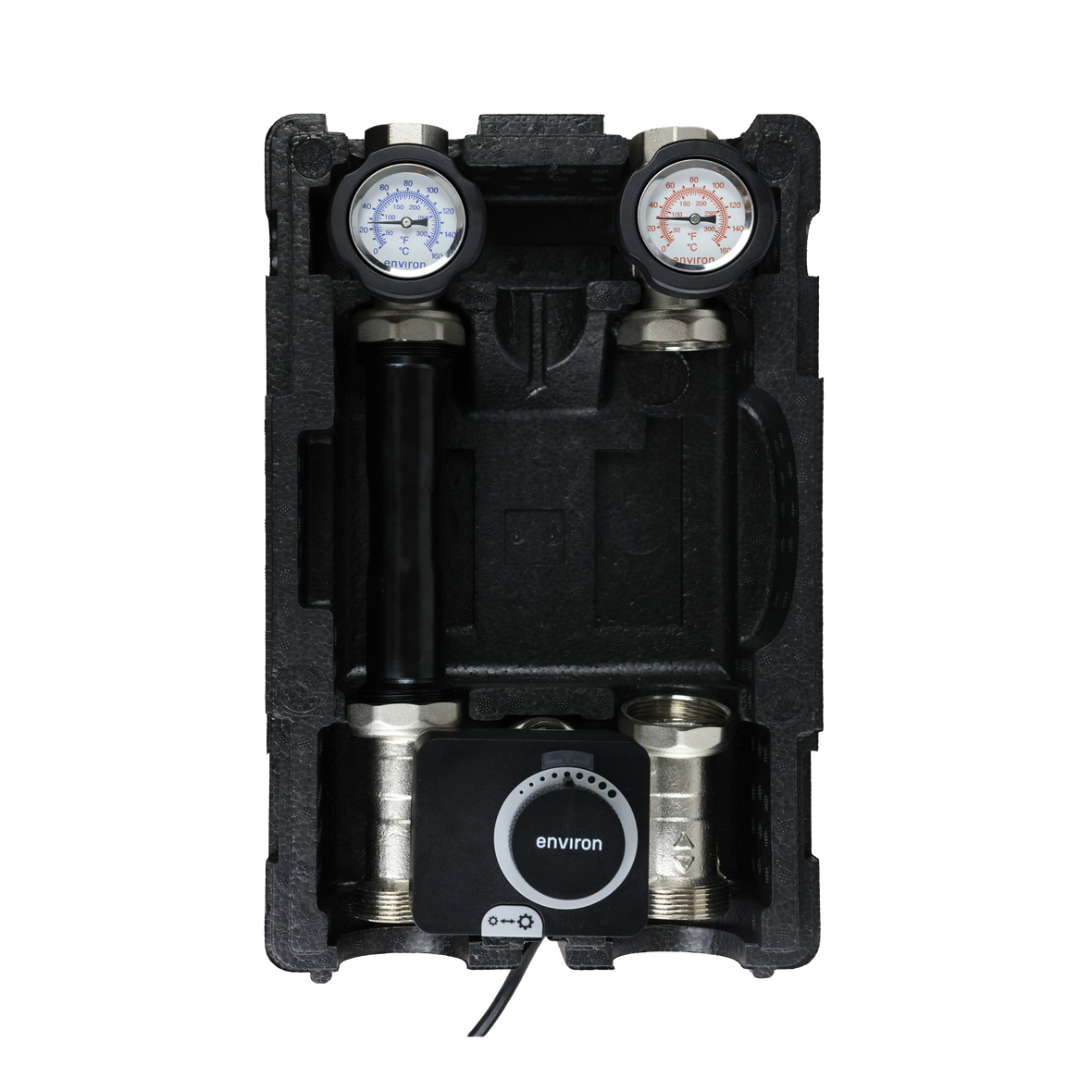 ProfiMix Heizkreispumpengruppe mit Drei-Wege-Mischer, Environ END05 Stellmotor, ohne Pumpe