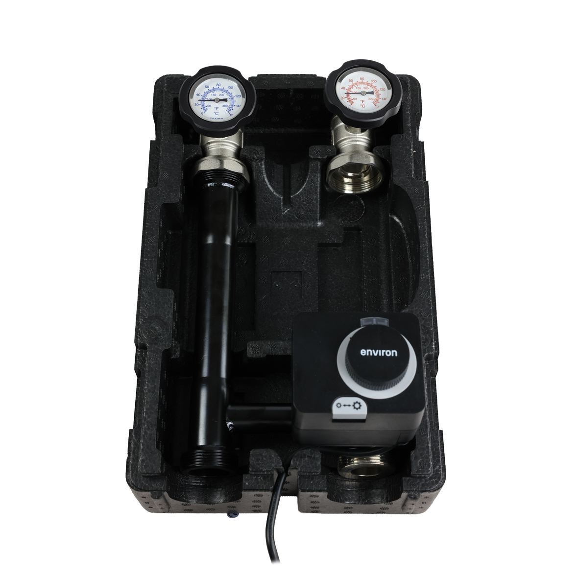 ProfiMix Heizkreispumpengruppe mit Drei-Wege-Mischer “T”, Environ END05 Stellmotor, ohne Pumpe