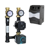 ProfiMix heating circuit pump group with three-way mixer, Environ END05 servomotor and Grundfos UPM3 Hybrid 25/7 high-efficiency pump