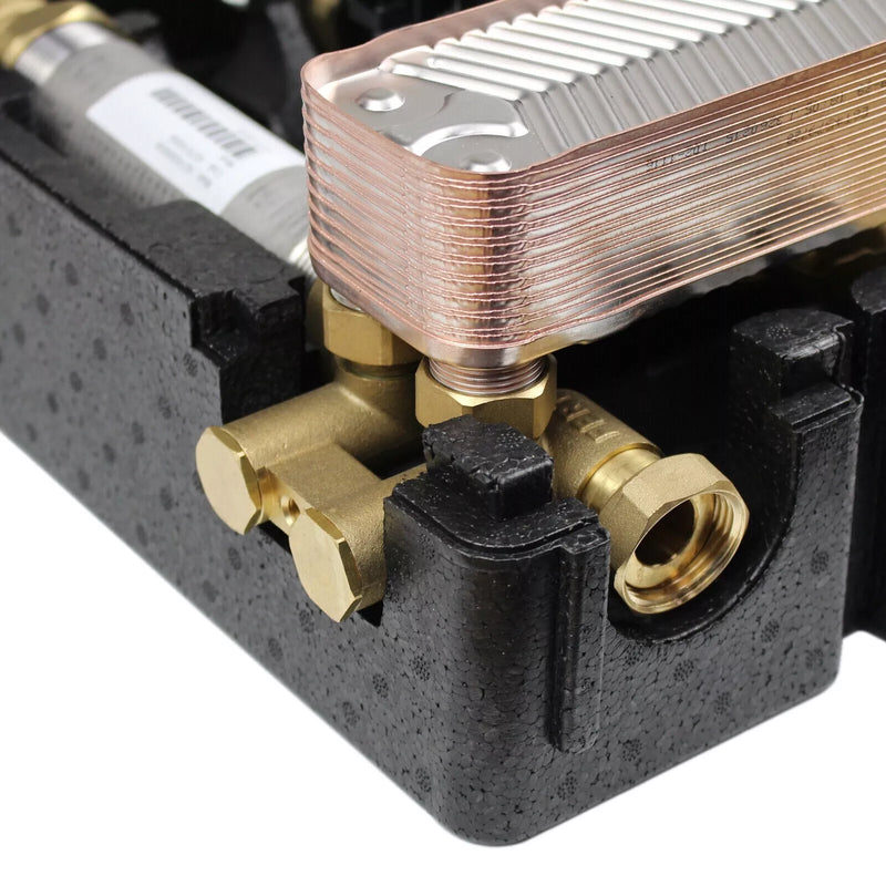 Sistema di separazione / gruppo pompa Environ ProfiMix con scambiatore di calore a piastre 23 kW con Environ EcoStar II 25/6