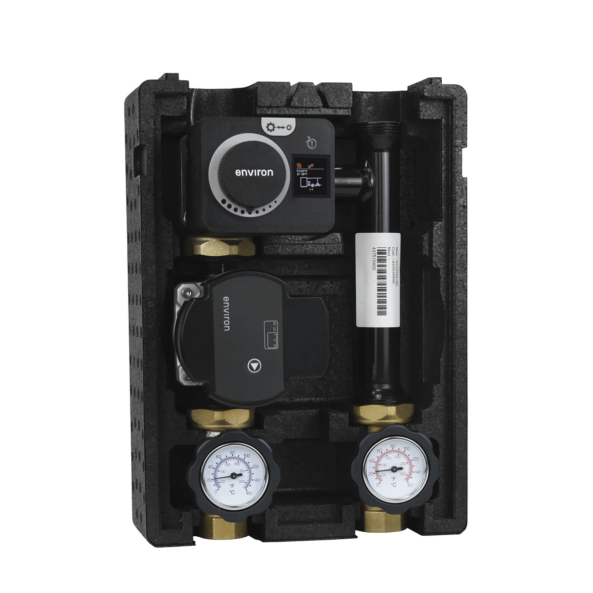 Thermoreflux X sollevamento ritorno con attuatore elettrico a valore fisso ENC10 e Environ EcoStar II 25/6