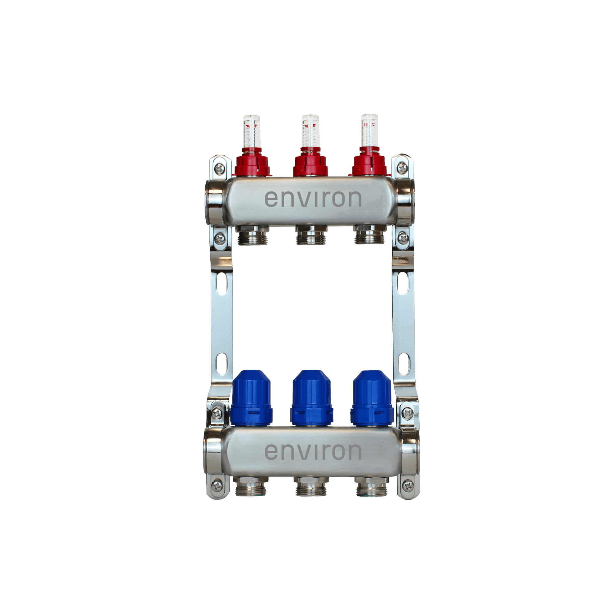 Edelstahl Heizkreisverteiler 2 - 12 fach