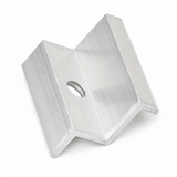Collier de serrage universel en aluminium pour modules de 35 mm