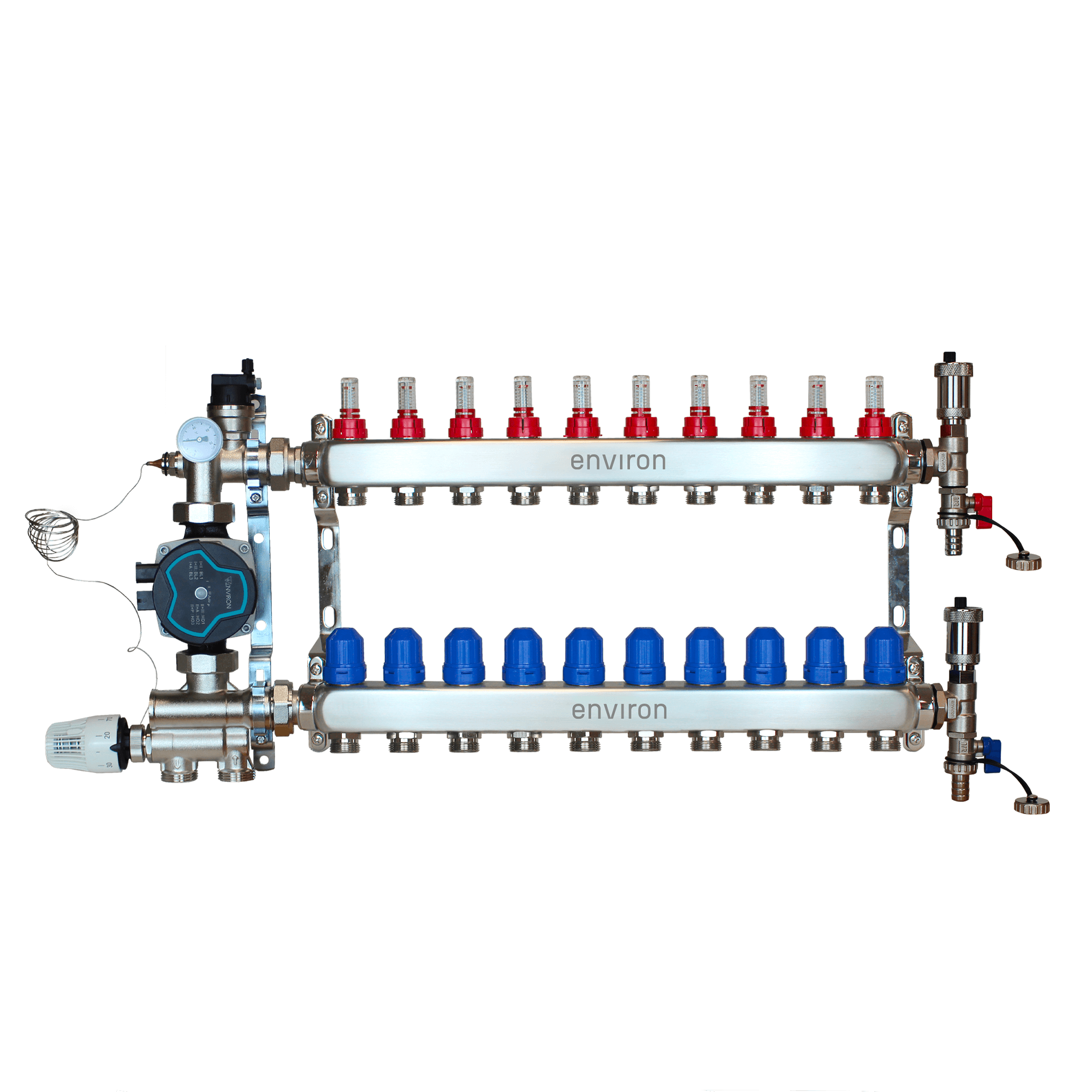 Festwertregelset M059 mit EcoStar 25/6 Hocheffizienzpumpe und Heizkreisverteiler und Zubehör