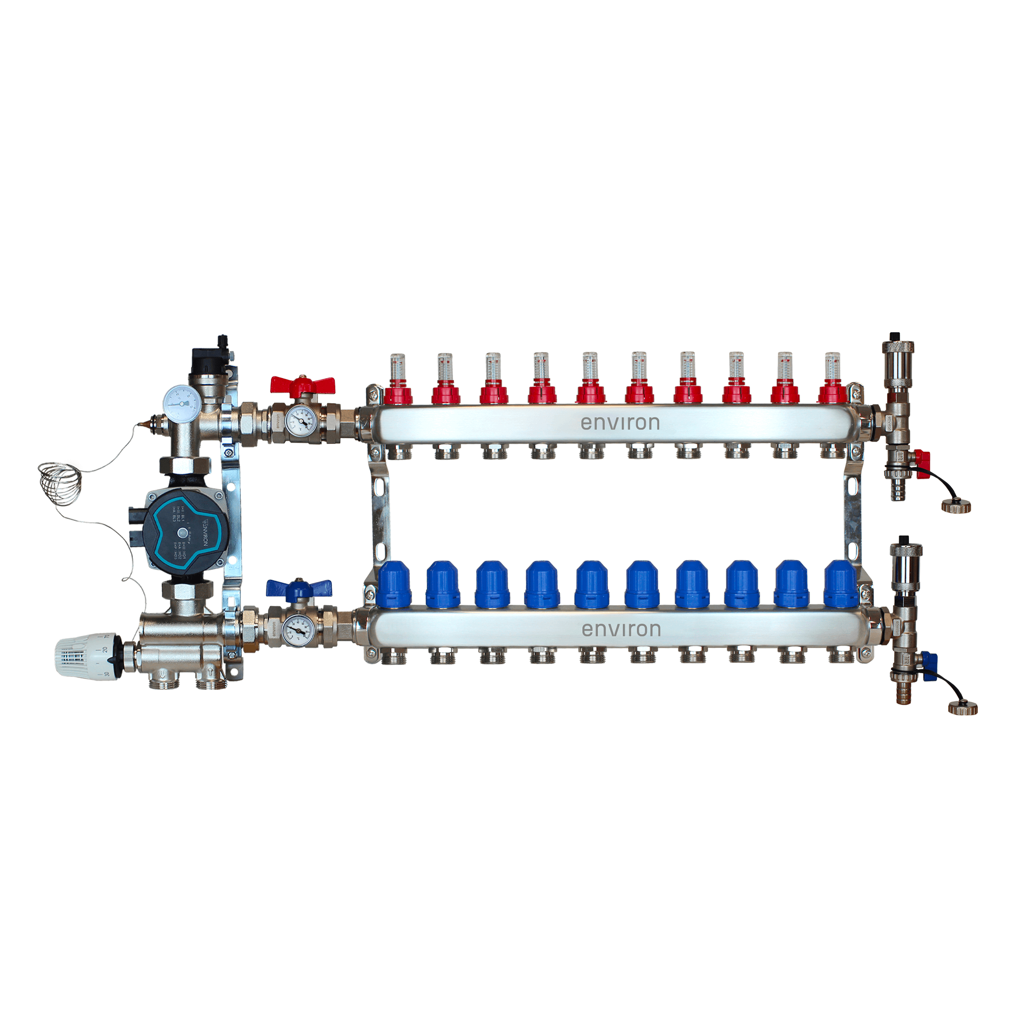 Festwertregelset M059 mit EcoStar 25/6 Hocheffizienzpumpe und Heizkreisverteiler und Zubehör