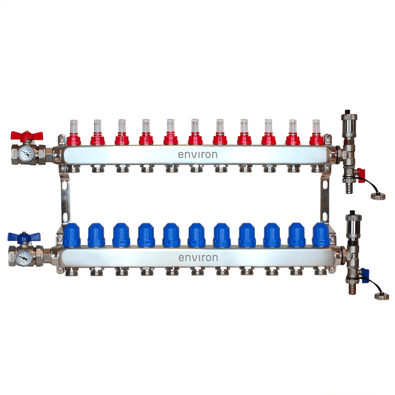 Festwertregelset M058 mit EcoStar 25/6 Hocheffizienzpumpe und Heizkreisverteiler und Zubehör