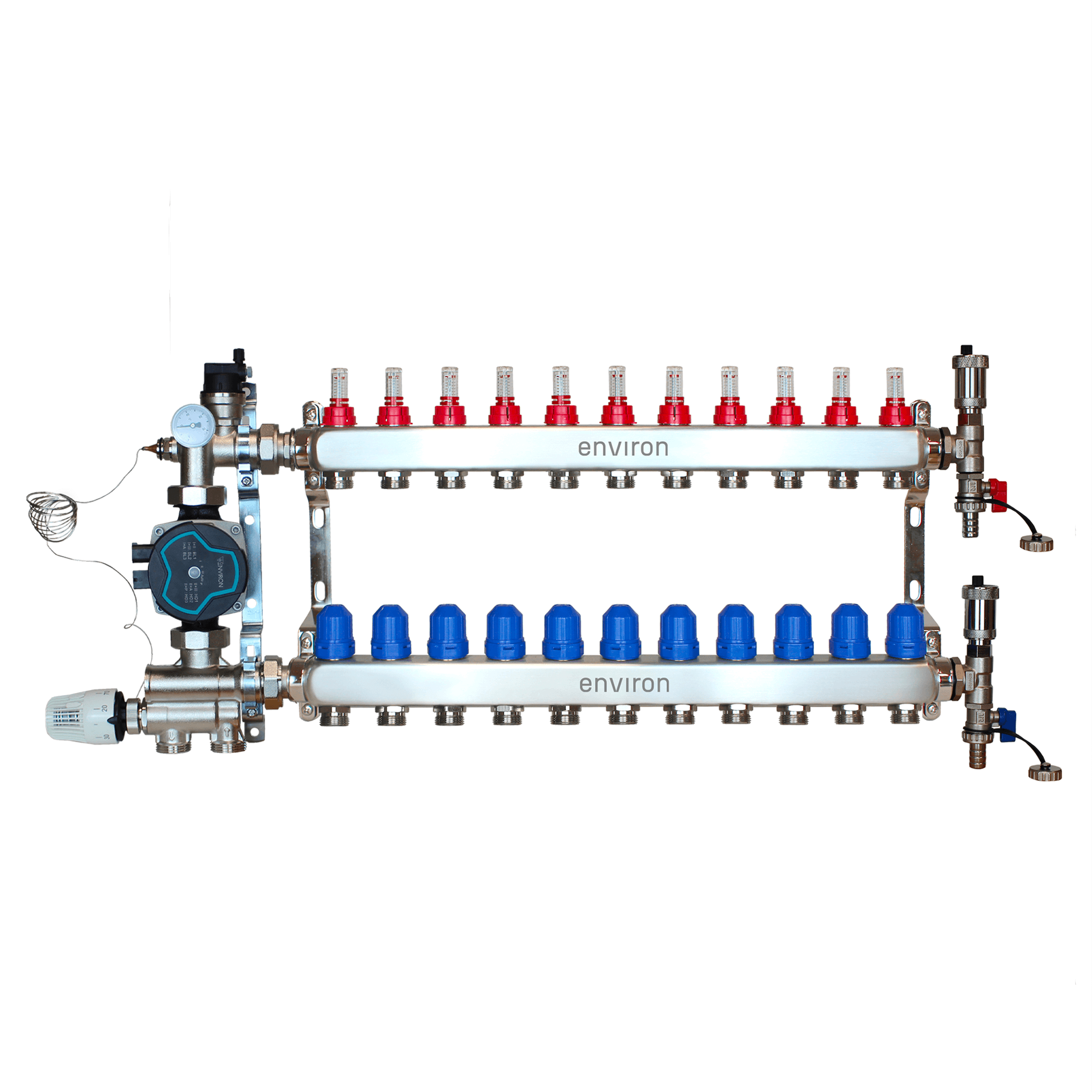 Festwertregelset M059 mit EcoStar 25/6 Hocheffizienzpumpe und Heizkreisverteiler und Zubehör