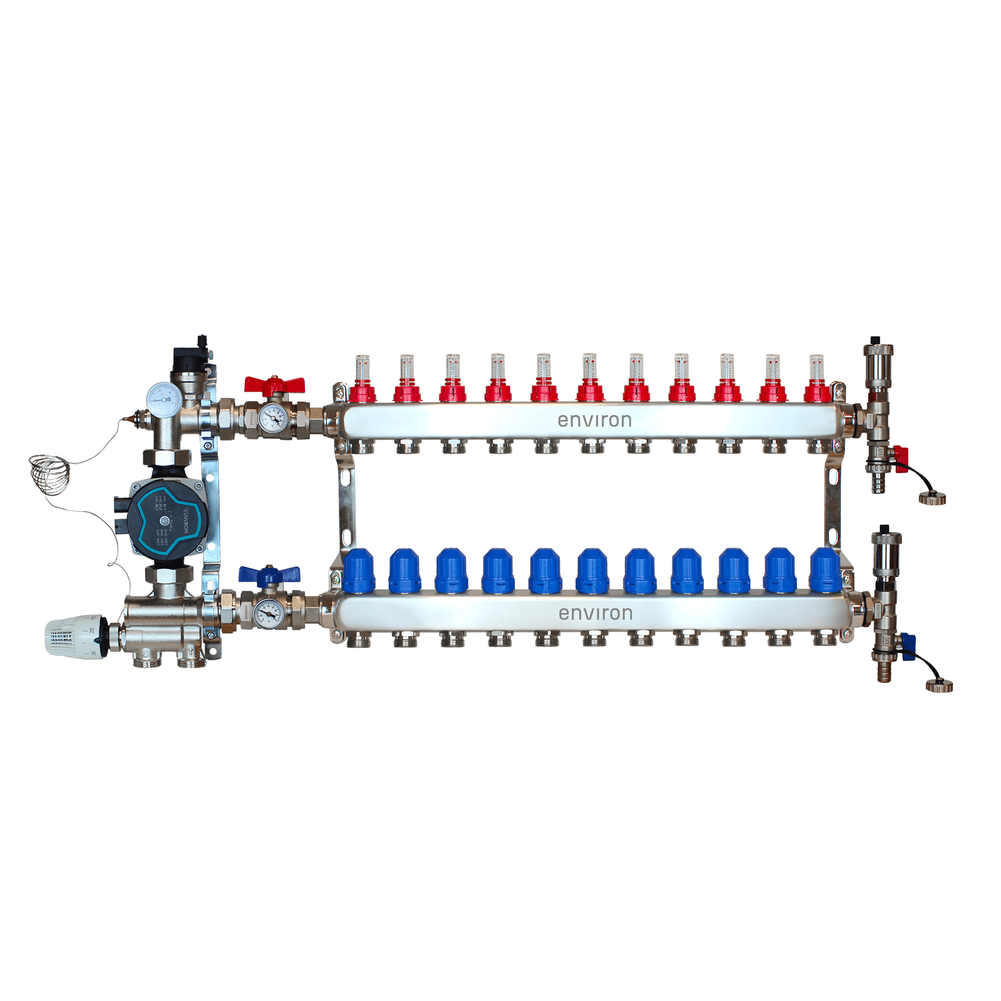 Festwertregelset M059 mit EcoStar 25/6 Hocheffizienzpumpe und Heizkreisverteiler und Zubehör