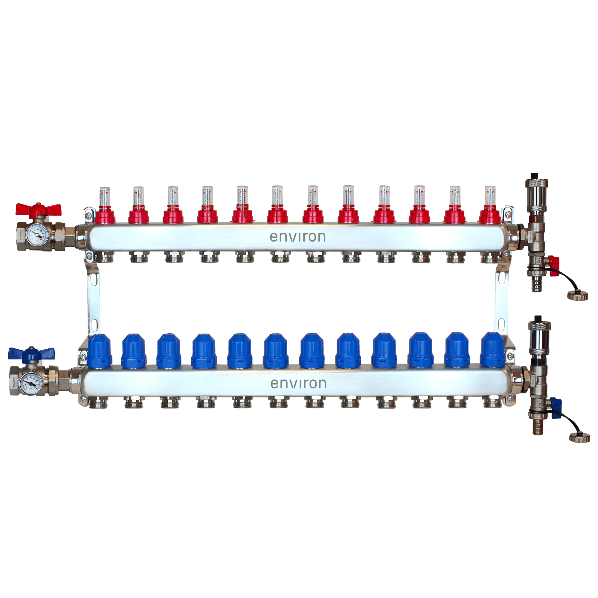 Festwertregelset M058 mit Wilo Para 25/6 Hocheffizienzpumpe und Heizkreisverteiler und Zubehör